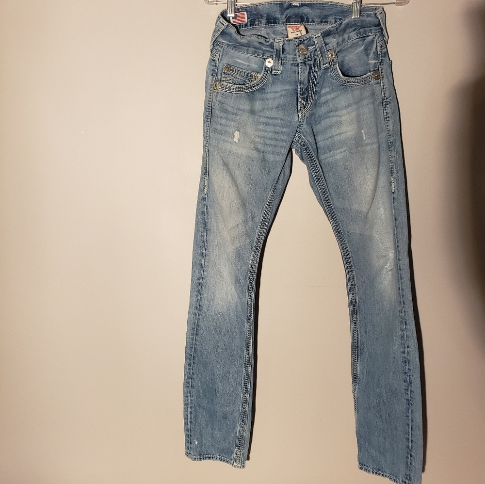 True Religion Jeans, women's, size 28, the Bobby Big QT
